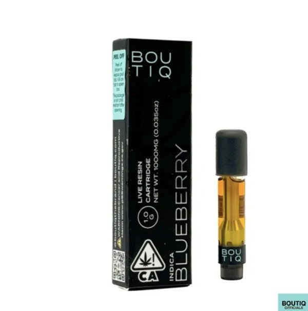 1G Boutiq Blueberry Live Resin Cartridge